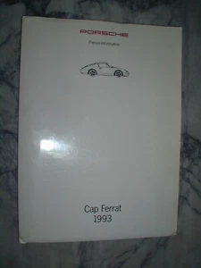 Porsche Presse Information press kit Cap Ferrat 1993 '94 911 Carrera intro. - Picture 1 of 3