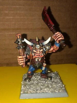Warhammer Classic Golfag Maneater Ogre Pro Painted Ogor Lord Hero metal OOP - Image 1 of 4