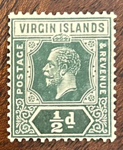 Virgin Islands: 1921 Set of 1, SC# 47 MLH, type Die 2, WMK 4. Lot #04-07262 Cover