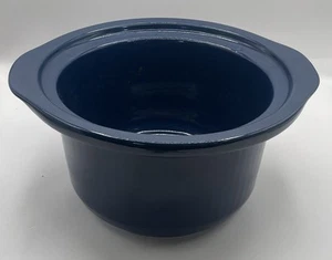 Rival Slow Cooker Blue Ceramic Insert for Rival Crock Pot Model 3045 Round w Lid - Picture 1 of 4