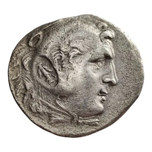 Pamphylia Perge Alexander the Great Silver Tetradrachm 188/7 BC Dated CY 34 11Q - Picture 1 of 2