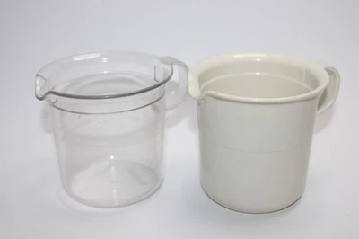 1 Tupperware Milchkännchen 1974  (Ø ~ 11,8 cm inkl. Griff)  350 ml  Ersatzteil - Bild 1 von 3