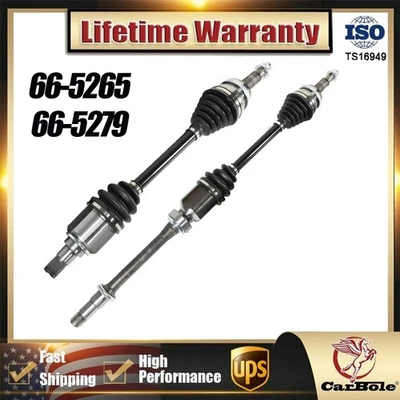 Par de ejes articulados delanteros CV 2 piezas para Toyota Camry Lexus ES350 2007-2017 Foto 1 de 4