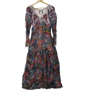 Maeve by Anthropologie Dress Size 8 Multicoloured Women's Floral Lined Preloved - Picture 1 of 24