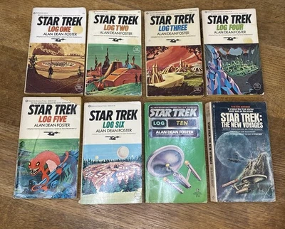 Star Trek Log 1–6 + Log Ten & New Voyages Vintage Paperback Lot 1974–78 - Image 1 of 4
