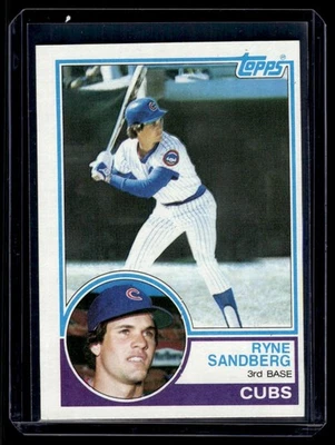 1983 Topps Ryne Sandberg RC Chicago Cubs No83 - Изображение 1 из 2