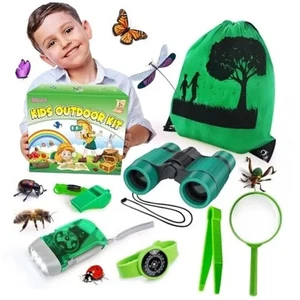 Kids Explorer Kit & Bug Catcher Kit, Campingausrüstung für Kinder, Outdoor grün - Bild 1 von 14