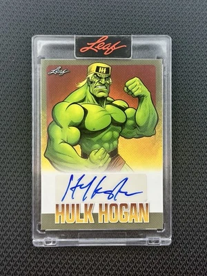 2023 Leaf Reimagined - Hulk Hogan Marvel Auto /112 #RI-HH1 Foto 1 de 2