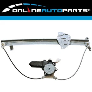 Front LH Window Regulator for NH NJ NK NL Pajero Mitsubishi with Electric Motor - Picture 1 of 5