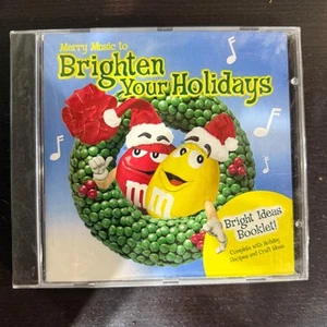M&M's Merry Music to Brighten Your Holidays CD Christmas Songs Booklet - Picture 1 of 2