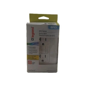 Legrand Pass & Seymour Light Mandorla 20 Amp Autotest Presa GFCI #2097LACC10 - Foto 1 di 3