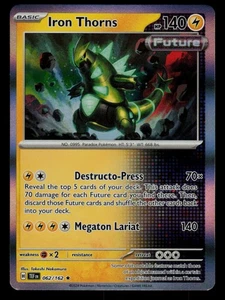 Iron Thorns 062/162 Rare Holo SV05: Temporal Forces NM - Picture 1 of 2