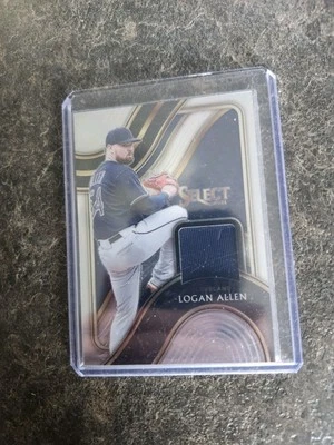 2021 Panini Select Jersey Logan Allen Card# SS-LA - Image 1 of 2