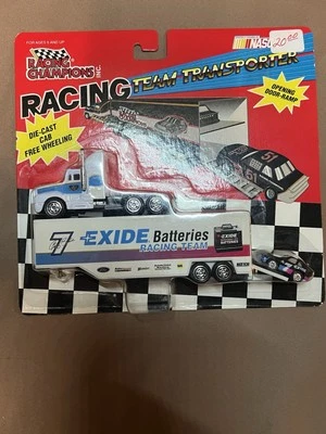 NIP 1994 Racing Champions Micro Team Transporter w/Car #7 Geoff Bodine - Image 1 of 2