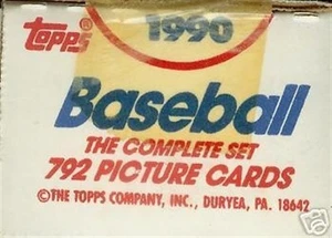 1990 TOPPS FACTORY SEALED BASEBALL SET 1-792 - Picture 1 of 1