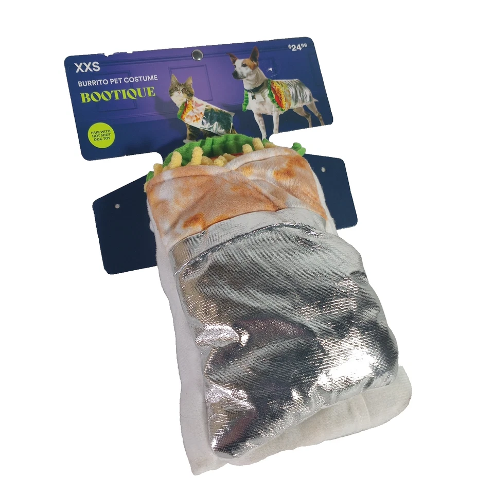 Disfraz Burrito Mascota Gato Perro Talla XXS Halloween Foto 1 de 4