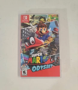 Super Mario Odyssey Nintendo Switch Video Game Original Replacement Case Only - Picture 1 of 3