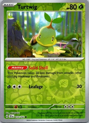 Turtwig Reverse Holo Common SV05: Temporal Forces 010/162 NM - Image 1 of 2