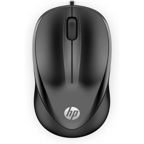 HP Mini Optical 1200 dpi Wired USB Type-A Mouse Model 1000 Black 4QM14AA - Image 1 of 1