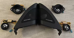 BMW E81 E82 E88 HARMAN KARDON TOP HIFI TWEETERS COVERS SET - Picture 1 of 8