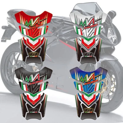 Almohadilla protectora de tanque 3D calcomanía adhesiva para MV Agusta F4 750 1000 M4 MVA Foto 1 de 4