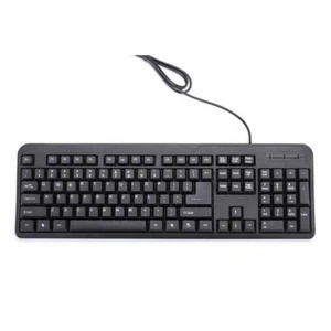 iMicro KB-US0803 QWERTY Standard 104 Keys Keyboard English Wired USB Black - Picture 1 of 2