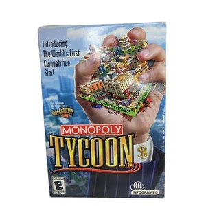 Sealed Monopoly Tycoon Windows PC CD-Rom Big Box Computer Game Sealed 2001 - Picture 1 of 6
