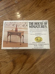 The House of Miniatures unassembled Queen Anne Table 40038*Open Box* - Picture 1 of 5