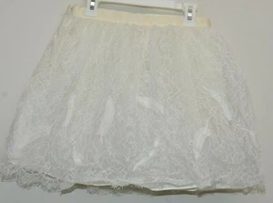 $224 NEW Jacadi Paris Girls Dress y Skirt AMELIA Delicate Lace Ivory 10 12 A - Picture 1 of 10