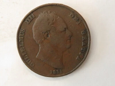 1831 W.W on Truncation Great Britain Penny - Image 1 of 2