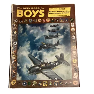 Open Road For Boys April 1946 Magazine Grumman Avenger Dean Waite RARE - Picture 1 of 7