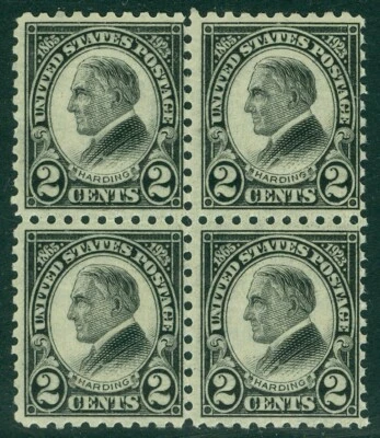 EDW1949SELL : USA 1923 Scott #612 Block of 4 Mint NH Very Fresh Catalog - Image 1 of 2