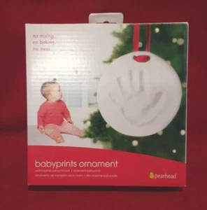 Adorno de impresión de bebé Pearhead haz una impresión de la huella de la mano de tu hijo - nuevo - Imagen 1 de 2