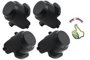 4xPDC Parksensor Attrappe Dummy Sensor Loch Abdeckung 18mm Stoßstange Ersatz - Bild 1 von 6
