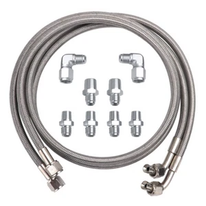 6AN 52inch Transmission Cooler Hose Fitting For Chevy Ford GM GMC Buick Cadillac - Bild 1 von 15