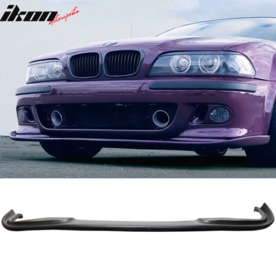 Fits 96-03 BMW E39 5 Series H Style Front Bumper Lip For Aftermarket M Bumper PP Foto 1 de 4