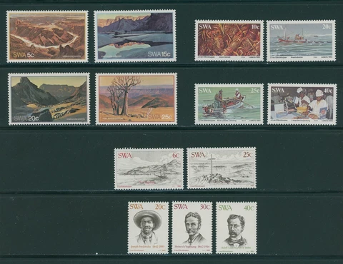 South West Africa Assortment #4 MNH 1981-'83 COMPLETE SETS CV$4+ 384618 Cover