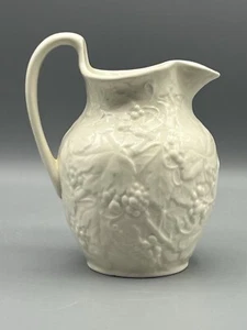 Wedgwood of Etruria & Barlaston Small Pitcher Grapes & Leaves 5” Tall Ivory - Picture 1 of 9