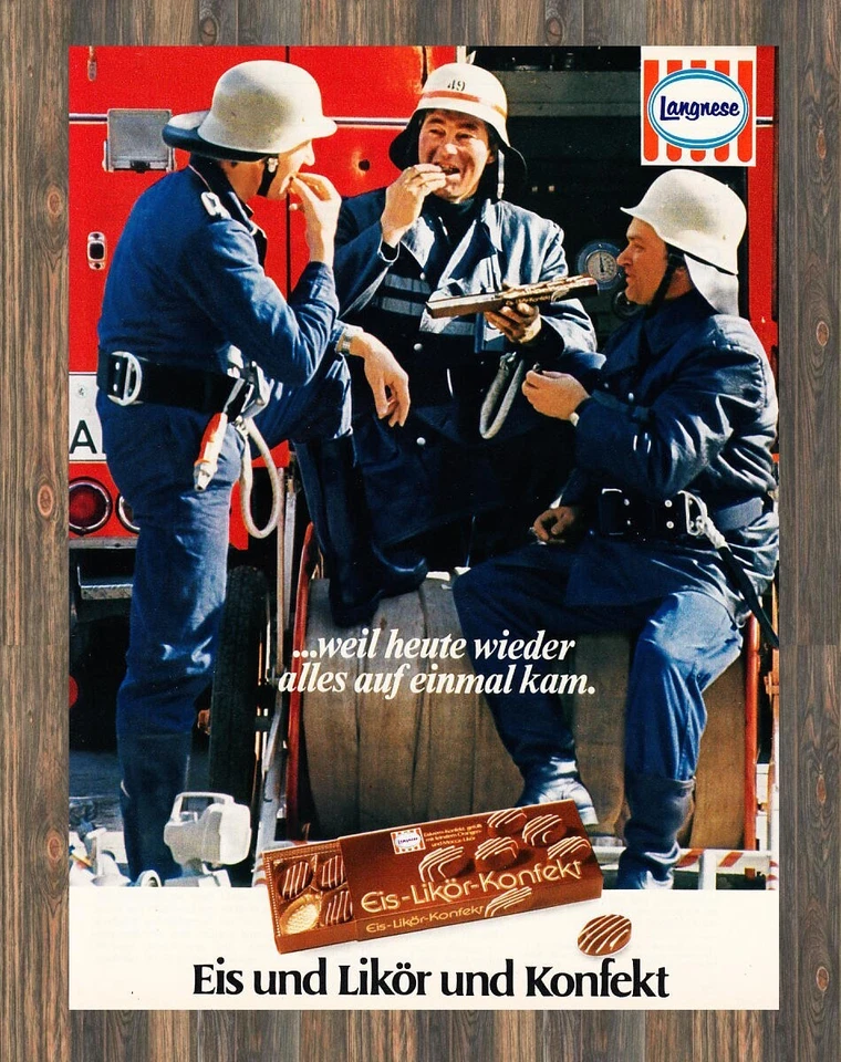 Langnese Eiskonfekt - Reklame Werbeanzeige Original-Werbung 1977 - Bild 1 von 1