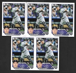 (5X) 2023 Topps Serie 1 BRIAN SERVEN RADIOCONTROL Lote de 5 Tarjetas -COLORADO ROCKIES- #41 - Imagen 1 de 1