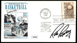 Rick Barry Signed 1st Day Cover JSA Cert w/COA Cachet NBA Warriors #24 HOF 1987! - Picture 1 of 3
