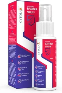Cytolax No Sting Barrier Spray Film 50ml | 100% Silicone | 72hour protection |