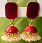 New Indian Pakistani Afghani Bengali Gold Jhumkas Earrings Boho Jhumki Jewellery
