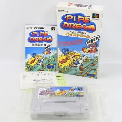 PIPE DREAM Super Famicom Nintendo 2265 sf - Image 1 of 4