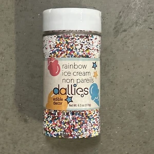 Dallies Arco Iris Helado Sin Parejas Postre Topping Niños Espolvoreos Película Diversión - Imagen 1 de 4