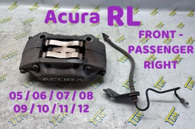 05-12 Acura RL Caliper FRONT PASSENGER RIGHT 06 07 08 2009 2010 2011 2012 OEM - Image 1 of 4