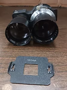 Obiettivo Mamiya Sekor Super 180 mm f/4.5 TLR per C330 C220 con maschera mirino *ECC* - Foto 1 di 12