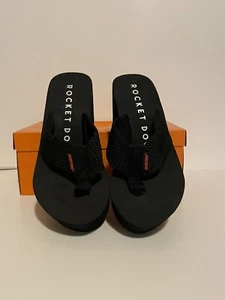 Rocket Dog Womens Crush Webbing Sandal Black Size 6 - Picture 1 of 5