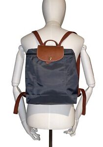 Women’s Longchamp Nylon Backpack Navy