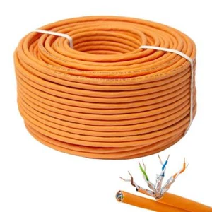 CAT 7 50m Netzwerkkabel Duplex S/FTP LAN Kabel Ethernet Datenkabel Verlegekabel - Bild 1 von 11